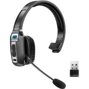 BlackV5.2 Wireless Headset with Upgraded Microphone AI Noise Canceling Headphone